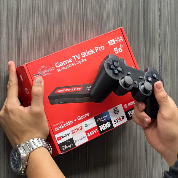 CONSOLA RETRO GAME STICK + TV BOX 8K