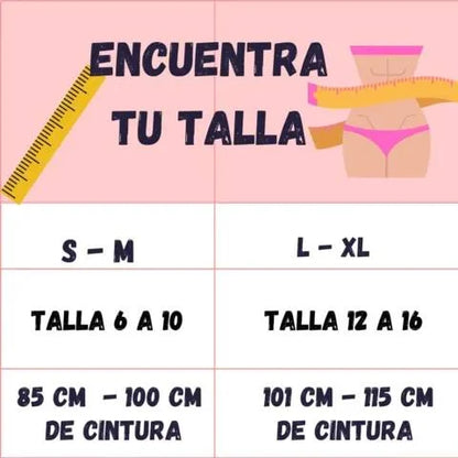 Pantys Lenvanta Cola y Control De Abdomen