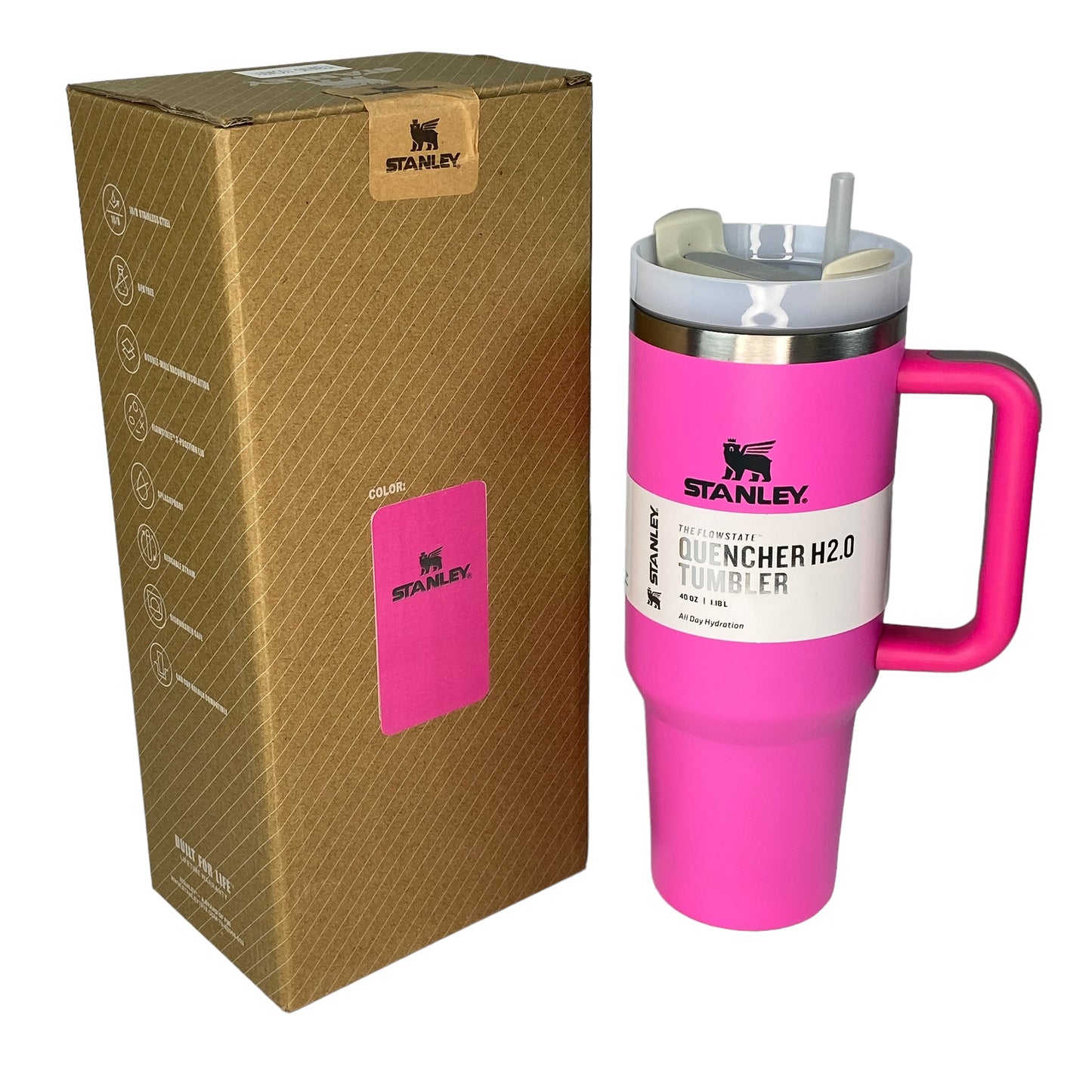 Vaso Térmico Stanley 40 Oz, 1.18 L  + Regalo Pitillo 🎁