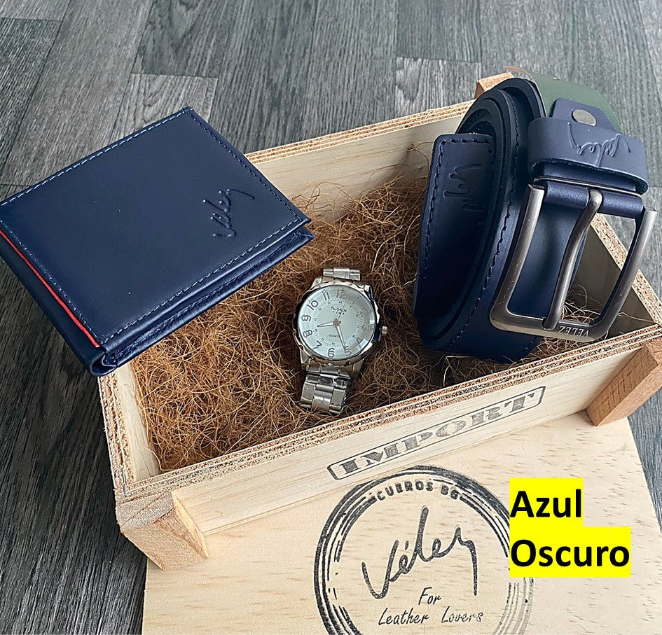 Set Premium Reloj-Cartera-Correa