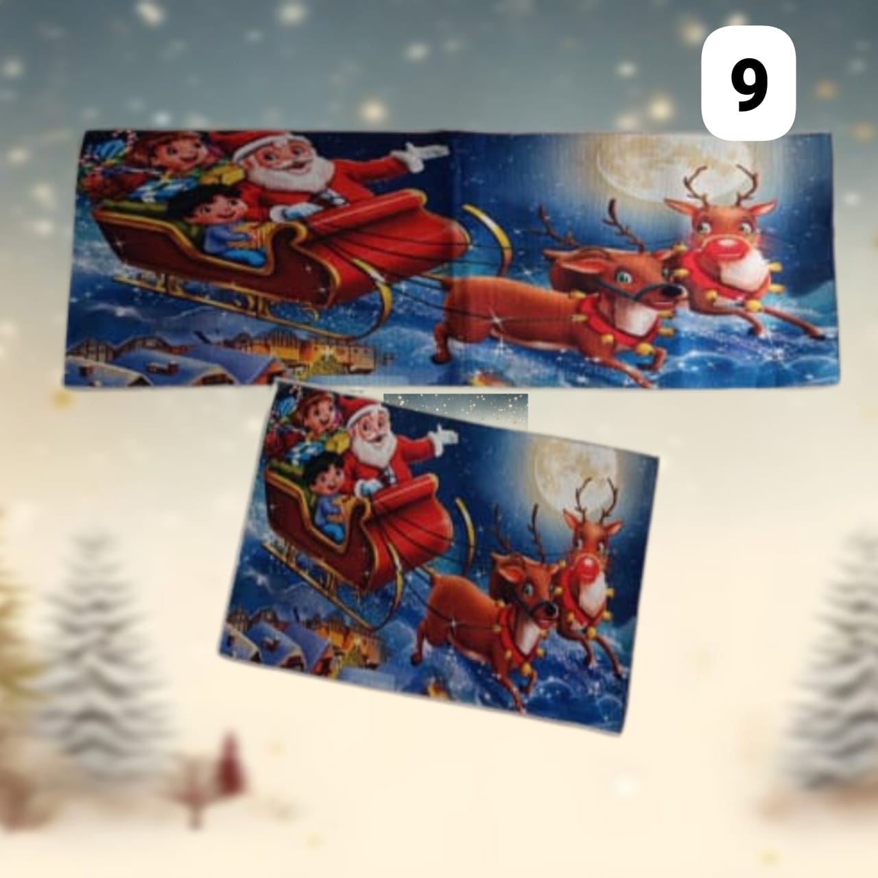 Tapete Cocina Navideño Felpado  Ultra Absorbente + Gratis Tapete Pequeño