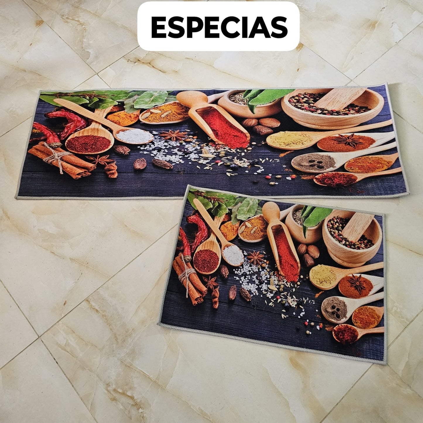 Tapete Cocina Felpa Ultra Absorbente + Gratis Tapete Pequeño