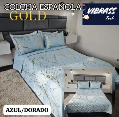 Colcha Española Gold Doble Faz