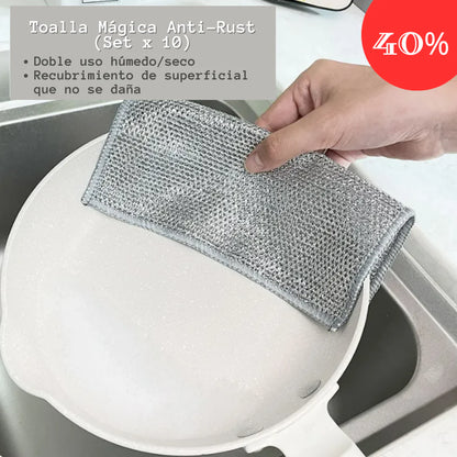 Toalla Magica Anti-Rust  Set x 5