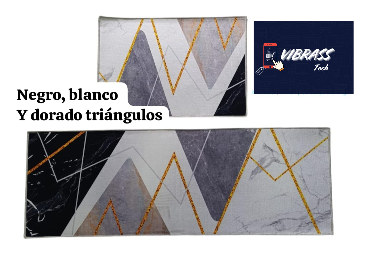 Tapete Cocina Felpa Ultra Absorbente + Gratis Tapete Pequeño