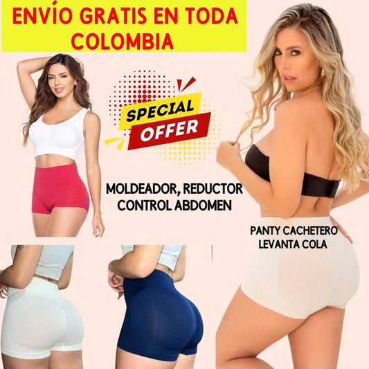Pantys Lenvanta Cola y Control De Abdomen