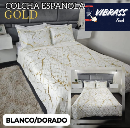 Colcha Española Gold Doble Faz