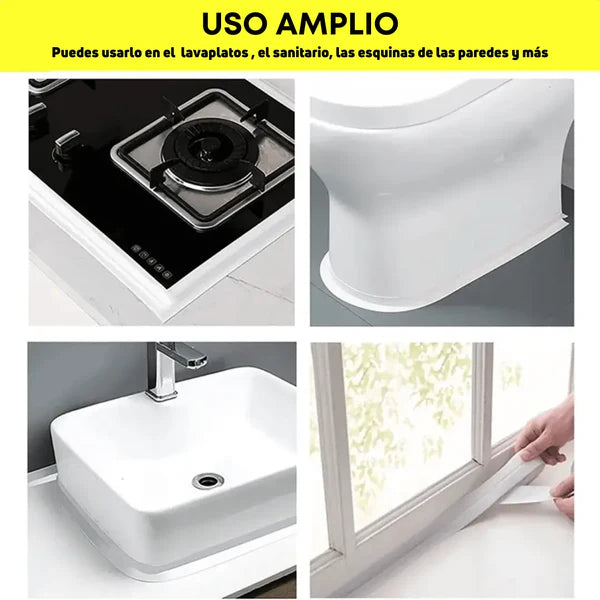 2X1 Cinta De Sellado Premium Impermeable  3,8 cm x 3,2 metros