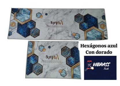 Tapete Cocina Felpa Ultra Absorbente + Gratis Tapete Pequeño