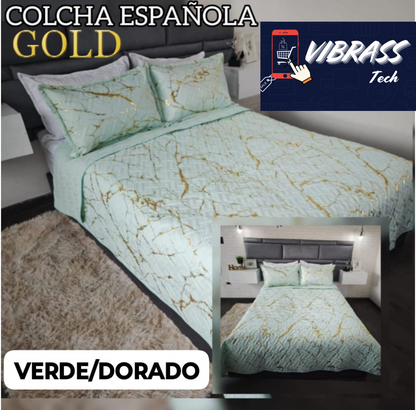 Colcha Española Gold Doble Faz