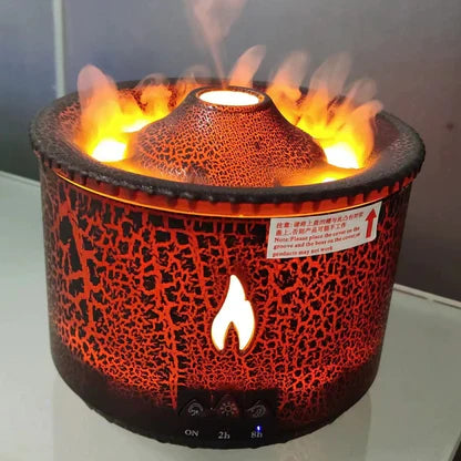Humidificador De Lujo Volcan Negro🌋🗻