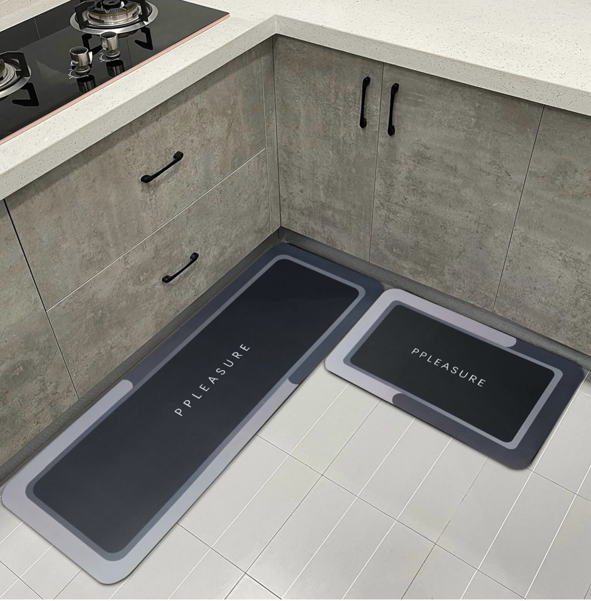 Tapete Cocina Ultra Absorbente 120CMX40CM + Gratis Tapete Pequeño 60CMX40CM