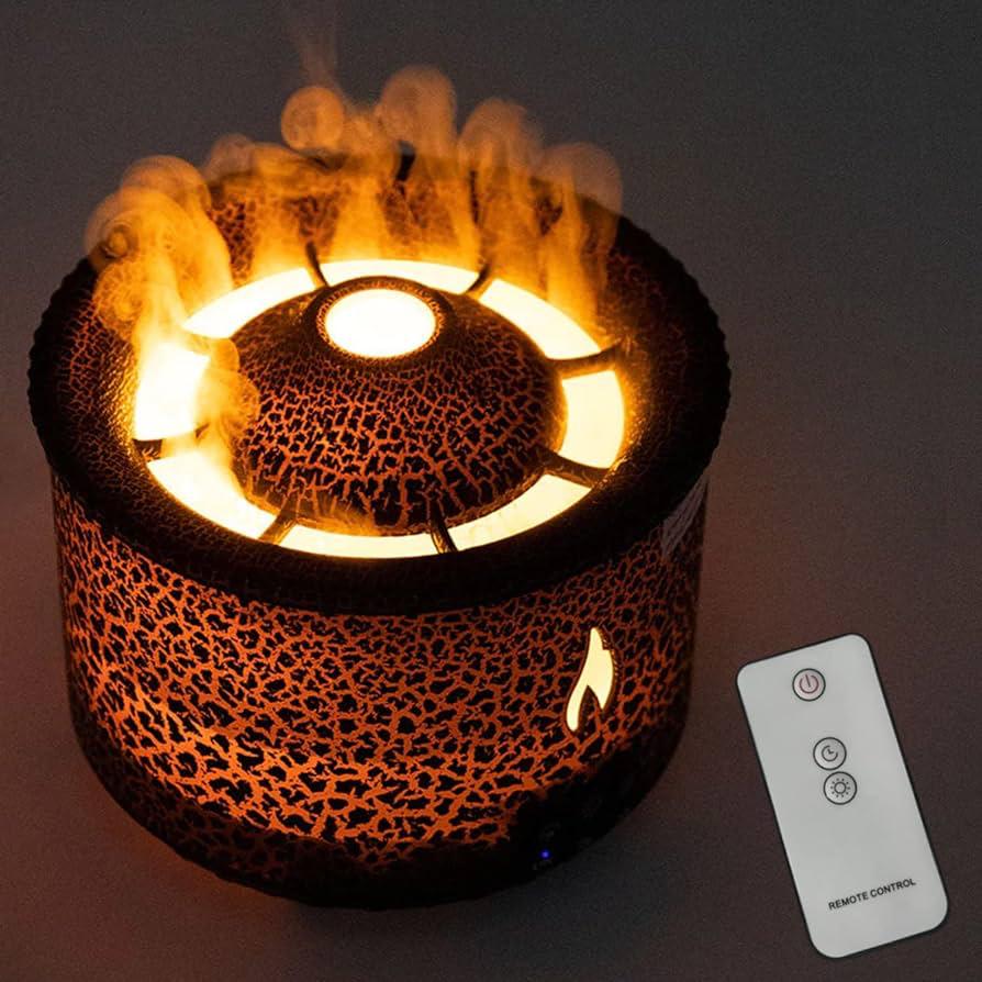 Humidificador De Lujo Volcan Negro🌋🗻