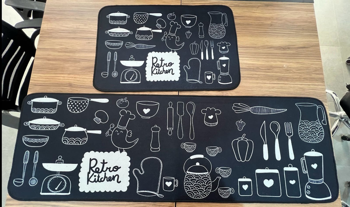 Tapete Cocina Felpa Ultra Absorbente + Gratis Tapete Pequeño.