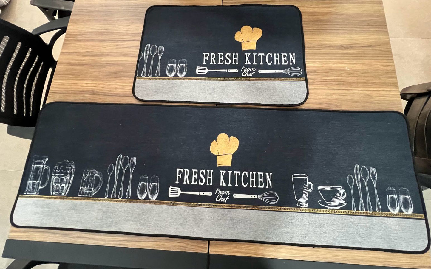 Tapete Cocina Felpa Ultra Absorbente + Gratis Tapete Pequeño.