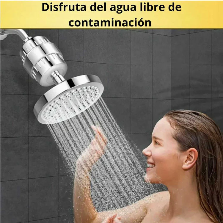 Purificador Para Ducha + Filtro de Repuesto Gratis