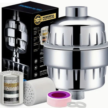Purificador Para Ducha + Filtro de Repuesto Gratis