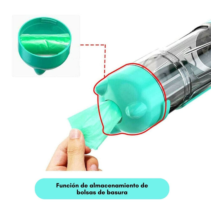 WePet ® Botella 4 En 1 Para Mascotas